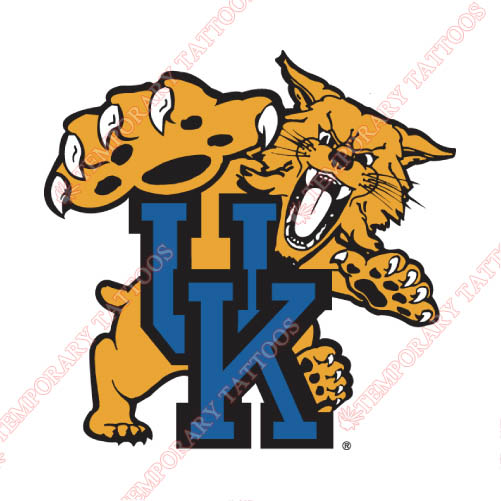 Kentucky Wildcats Customize Temporary Tattoos Stickers NO.4747